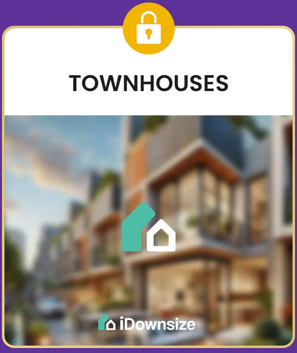 locked image of townhouses